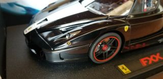 Hot Wheels Elite FERRARI FXX - Black 1/18 scale die - cast model 2