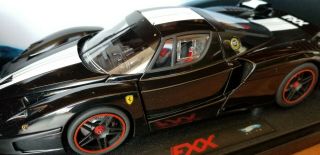 Hot Wheels Elite FERRARI FXX - Black 1/18 scale die - cast model 3
