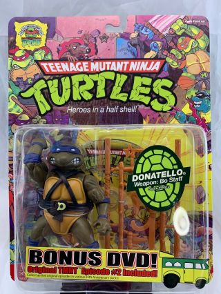 Tmnt Teenage Mutant Ninja Turtles 2008 Donatello With Dvd 25th Anniversary