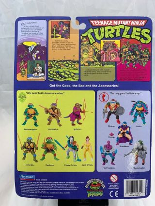Teenage Mutant Ninja Turtles 25th Anniversary MICHELANGELO Figure On Card 2