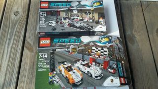 2 - Lego 75912 Speed Champions Porsche 911 And 75911 Speed Champions Mclaren