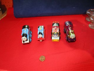 4 Thomas Tank Metal Train Engines Including Lady & Salty