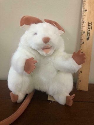 Folkmanis Hand Puppet 7 " White Mouse
