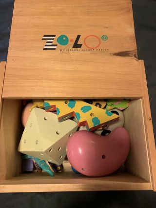 Zolo Playsculpture Toy In Wooden Box First Edition Later Run (1988)