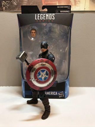 Marvel Legends - Worthy Captain America - Avengers Endgame Walmart Exclusive Nm