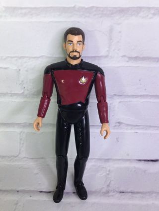 Playmates 1995 Star Trek Next Generation Commander William Riker Action Figure
