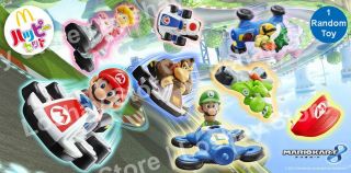Mario Kart 8 Mcdonalds Princess Peach Luigi Browser Donkey Kong Racing 1 Toy