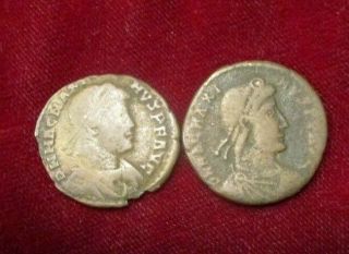 2 Magnus Maximus Coins