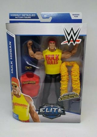 Wwe Mattel Elite Hulk Hogan Series 34 Moc