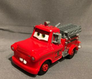 Disney Pixar Cars Ransburg Rescue Squad Mater Fire Truck Diecast 1:55 Toon