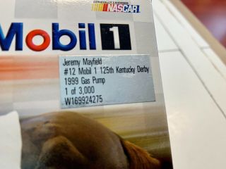 ACTION 1999 JEREMY MAYFIELD 12 125 KENTUCKY DERBY GAS PUMP BANK 3