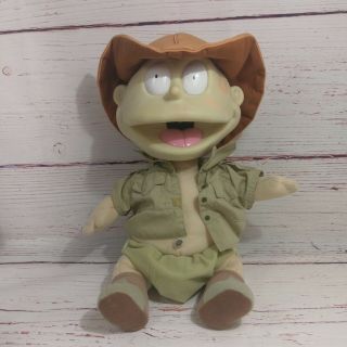 Rugrats Talking Safari Tommy Pickles 16 " 1998 Mattel Doll Plush Nickelodeon Vtg