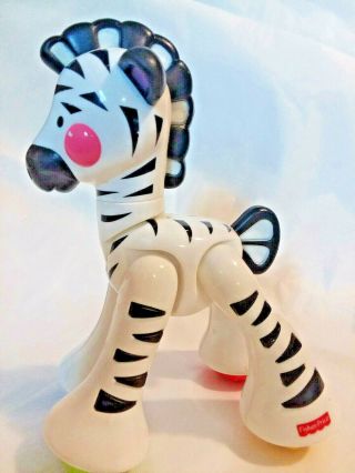 Fisher Price Zebra Animal Clicker Toy