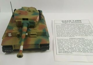1/48 Gaso.  Line Diecast Wwii Tiger I W/zimmerit In Three Color Camo Custom Paint