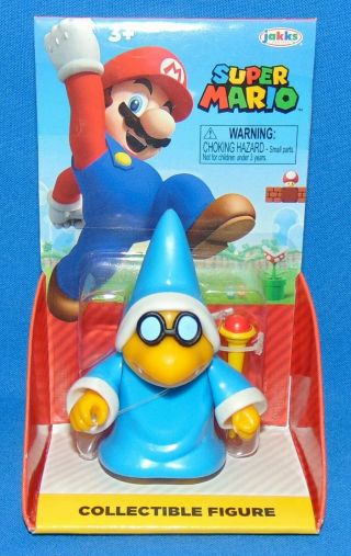Nintendo World Of Mario Magikoopa Mib 2.  5 " Scale Jakks Pacific 2019