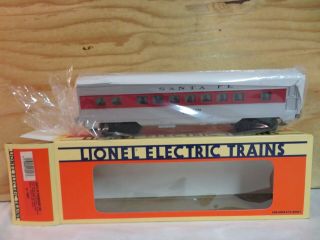 Lionel Train Lighted Atsf Santa Fe Pullman Passenger Coach Car W/box 6 - 16057