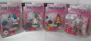 P1090 Pink Panther Set Of 4 The Man Tuxedo Pink Panther Aardvark 7 A