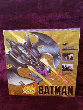 1989 Batman Batwing Villian Cruncher Vehicle By " Toy Biz " 4418 $120.  99