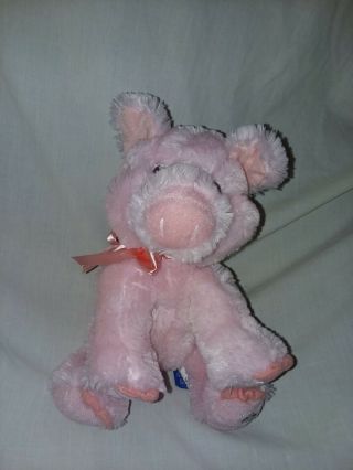 Pink Pig Piggy Plush Stuffed Animal Toy Beanbag 9 " Russ Shining Stars