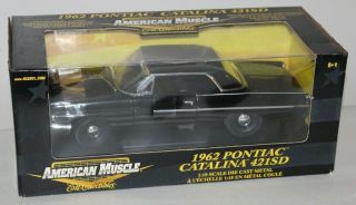 Boxed Die Cast Car 1:18 Scale Ertl American Muscle 1962 Pontiac Catalina 421sd