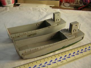 2 X Airfix Ww2 British Military Lcm 3 Landing Craft / Boat (d - Day) Scale 1:72