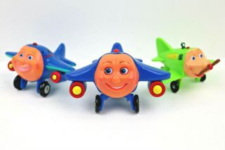 Set Of 3,  Jay Jay The Jet Planes & Snuffy Character Airplane Toys 2002