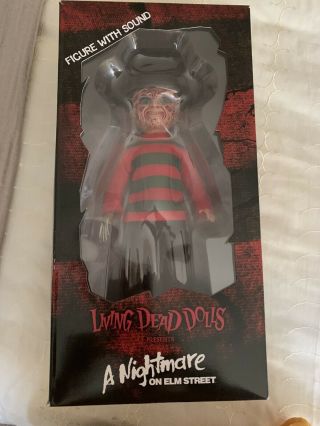 Living Dead Doll A Nightmare On Elm Street Freddy Krueger Talking Doll