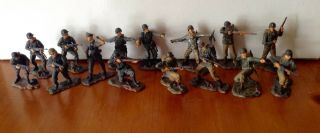 1:32 21st Century Toys Ultimate Soldier Wwii 15 German & Us Infantry Figures