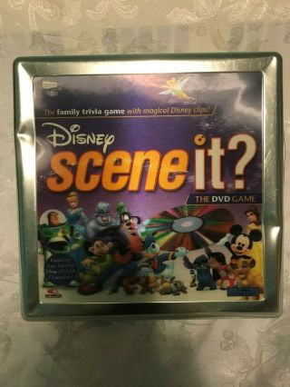 Disney Scene It? Dvd Game Metal Box 100 Complete 2004 -