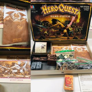 Heroquest 1990 Milton Bradley Game Wizard Dungeons Dice Not Dd8