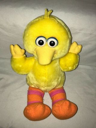 Vintage Tyco Sesame Street Tickle Me Pals Big Bird Talking Plush 1996 2