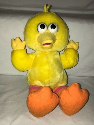 Vintage Tyco Sesame Street Tickle Me Pals Big Bird Talking Plush 1996 3