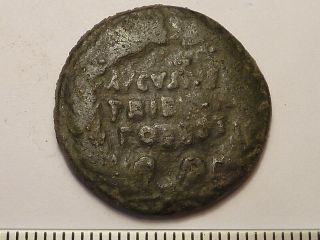 5010 Ancient Roman Augustus Copper As Coin - 1st Century Bc