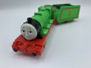 Thomas & Friends Trackmaster Motorized Talking Henry With Tender 2
