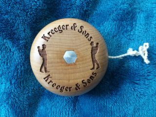 Rare Tom Kuhn Kreeger And Sons Vintage Limited Edition Wood Yo Yo