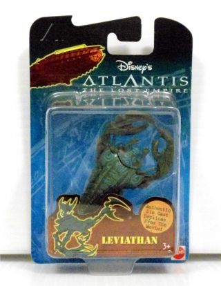 Mattel Disney Atlantis Lost Empire Leviathan Diecast Vehicle Garner Nimoy 2000