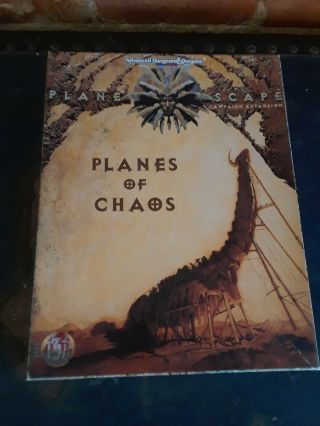Advanced Dungeons & Dragons Planescape Planes Of Chaos Box Set 2603 - Complete
