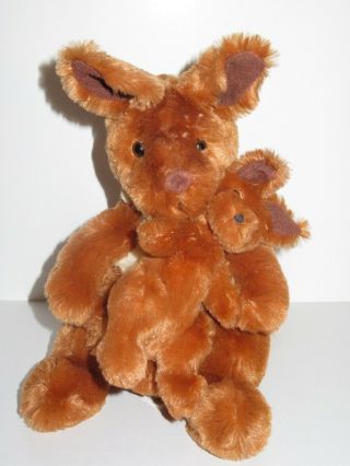 Kohls Cares For Kids Kangaroo Mom And Baby Joey Plush Stuffed Animal Eric Carle