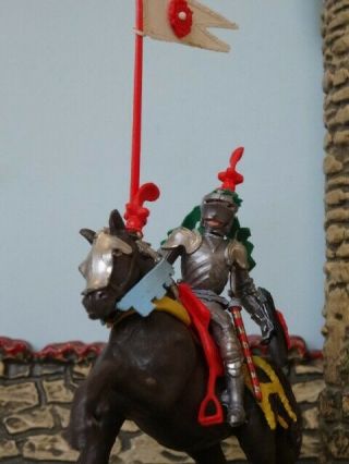 Britains Swoppet Knight,  Mounted Charging With Standard,  Toy Soldiers,  Gift Idea