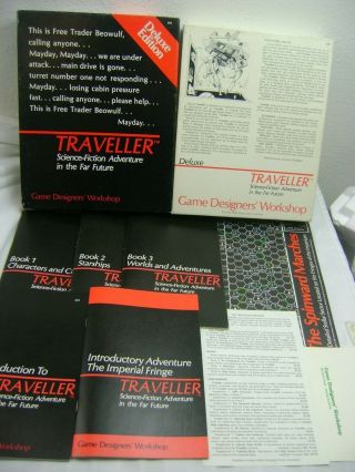Gdw Traveller Deluxe Edition In Very Sci - Fi