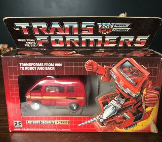 Transformers Autobot Security Ironhide Vintage