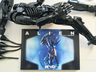 Huge Lego Alien Set With Book Arvo Brothers Sci - Fi Toy Monster H.  R.  Giger Custom