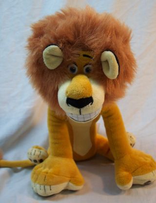 Madagascar Alex The Lion 10 " Plush Stuffed Animal Toy Dreamworks
