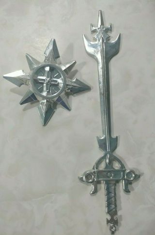 1984 Voltron Accessories Parts 10 " Sword And 4 " Star Shield Panosh Place