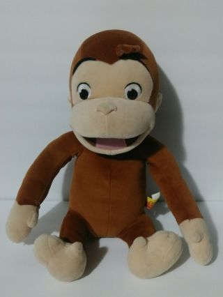 Talking Curious George Plush Monkey Stuffed Animal Toy 13 "