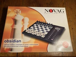 Novag Obsidian Chess Computer With Box No Instructions