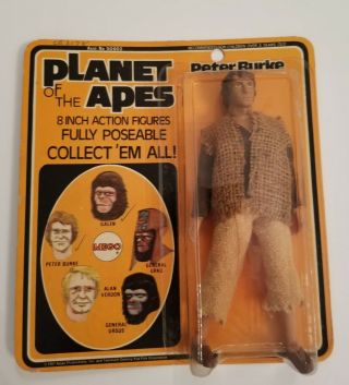 Vintage 1967 - Mego Planet Of The Apes - Peter Burke On Card