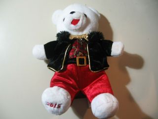 12 " Plush 2015 Snowflake Teddy Bear Doll,  Made By Dan Dee,