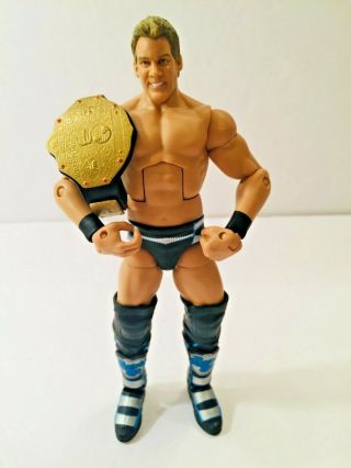 Wwe Mattel Elite 4 Chris Jericho Y2j Wrestling Figure Displayed Only W/ Champion