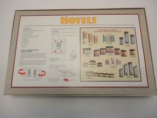 Vintage Board Game HOTELS 1987 Milton Bradley 100 COMPLETE Ex/NM (b) 2